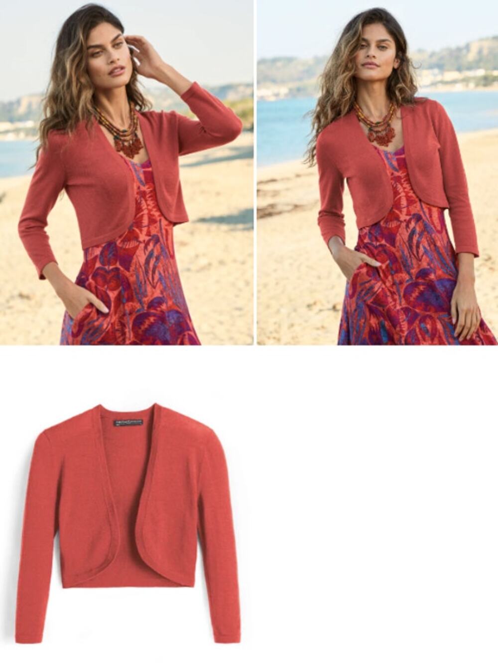 Peruvian Connection Cropped cardigan M